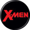 Marvel Comics Xmen Word Logo 1.25" Pinback Button