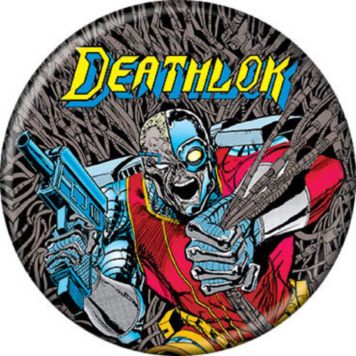 Marvel Comics 1980s Deathlok #1 Cover 1.25" Pinback Button