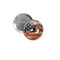 Enthoozies Distressed USA Flag with Eagle Soaring Rustic 1.5 Inch Diameter Pinback Button
