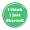 Enthoozies I Think I Just Sharted! Fart Mint 1.5 Inch Diameter Pinback Button