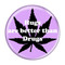 Enthoozies Hugs are better than Drugs Lavender 1.5" Pinback Button