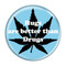 Enthoozies Hugs are better than Drugs Sky Blue 1.5" Pinback Button