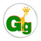 Enthoozies Letter G Giraffe Initial Alphabet 2.25 Inch Diameter Refrigerator Magnet