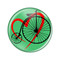 Enthoozies Love Cycling Biking Penny Farthing Mint 1.5 Inch Diameter Refrigerator Magnet Bike