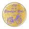 Enthoozies Life is a Beautiful Ride! Periwinkle Cycling Bicycle 1.5 Inch Diameter Refrigerator Magnet