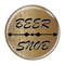 Enthoozies Beer Snob Wood Grain 1.5" Refrigerator Magnet