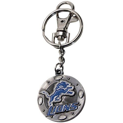 Detroit Lions NFL Impact Metal Key Ring Keychain