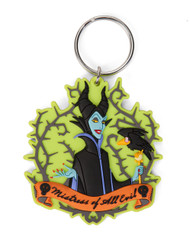 Maleficent with Crow Soft Touch PVC Keychain