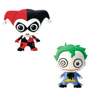 The Joker and Harley Quinn 3D Foam Refrigerator Magnets