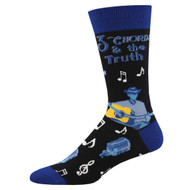 3 Chords and the Truth One Size Fits Most Black Mens Socks