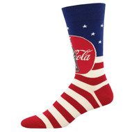 Americana Coca-Cola One Size Fits Most Navy Mens Socks