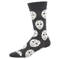 Goalie Face Off One Size Fits Most Charcoal Heather Mens Socks