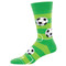 Soccer Goal For It One Size Fits Most Green Mens Socks
