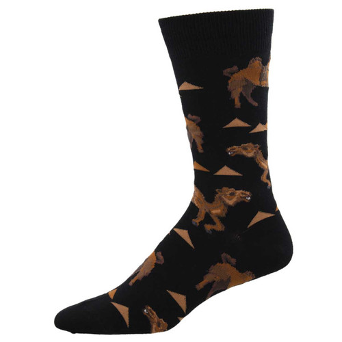 Hump Day Hero Camel One Size Fits Most Black Mens Socks