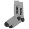 Groom Grey Heather Mens Crew Socks