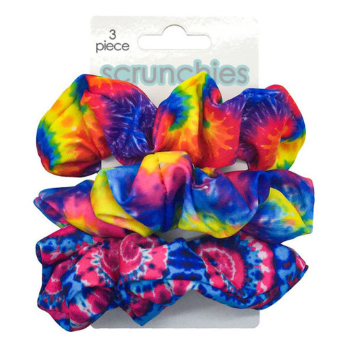 Tie Dye Scrunchies (3-Pack)