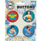 Wonder Woman 4 Piece Button Set