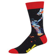 Lost in Space One Size Fits Most Black Mens Socks