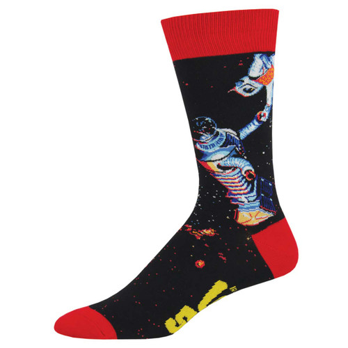 Lost in Space One Size Fits Most Black Mens Socks