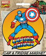 Captain America Retro Car & Refrigerator Magnet