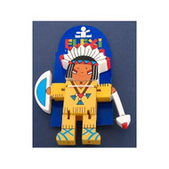 Wooden Indian Flexi Character by The Toy Workshop
