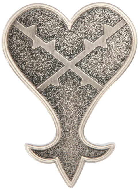 Kingdom Hearts Heartless Pewter Lapel Pin