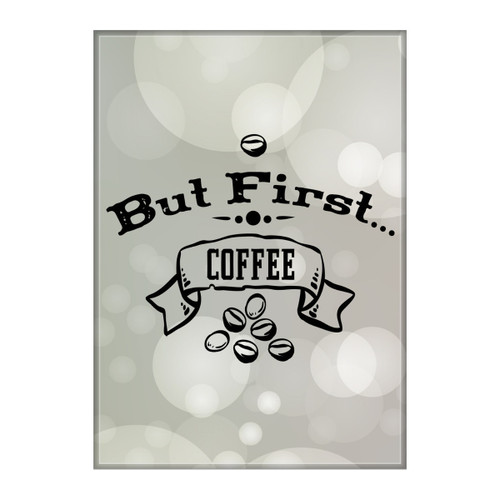Enthoozies But First Coffee 2.5" x 3.5" Refrigerator Magnet