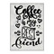 Enthoozies Coffee is My Best Friend 2.5" x 3.5" Refrigerator Magnet