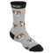 Bulldog Grey Ladies Socks  (Fits Shoe Size 6-9)