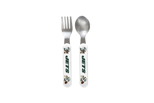 New York Jets Baby Fork & Spoon Set