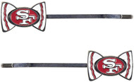 San Francisco 49ers Bow Bobby Pin (2-Pack)