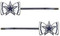 Dallas Cowboys Bow Bobby Pin (2-Pack)