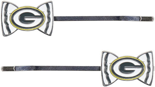 Green Bay Packers Bow Bobby Pin (2-Pack)