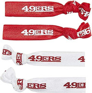 San Francisco 49ers Hair Ties (4-Pack)