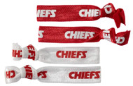 Kansas City Chiefs Hair Ties (4-Pack)