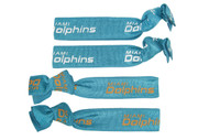 Miami Dolphins Hair Ties (4-Pack)
