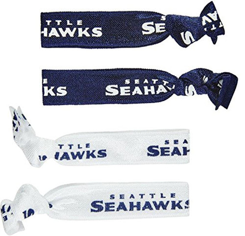 Seattle Seahawks Hair Ties (4-Pack)
