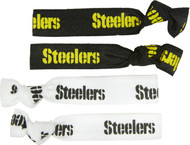 Pittsburgh Steelers Hair Ties (4-Pack)