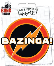 The Big Bang Theory Bazinga Car & Refrigerator Magnet