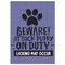 Enthoozies Beware Attack Puppy On Duty Licking May Occur V1 2.5" x 3.5" Refrigerator Magnet