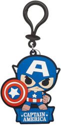 Captain America Soft Touch PVC Keychain