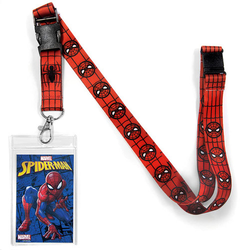 Spider-Man Reversible Lanyard with Breakaway Clip and ID Holder