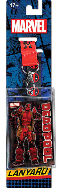 Marvel ComicsDeadpool Reversible Lanyard with Breakaway Clip and ID Holder