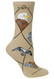 Raptor Khaki Ladies Socks (6 Pack)