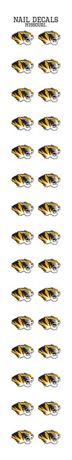 University of Missouri Nail Sticker Decals (6 Pack)