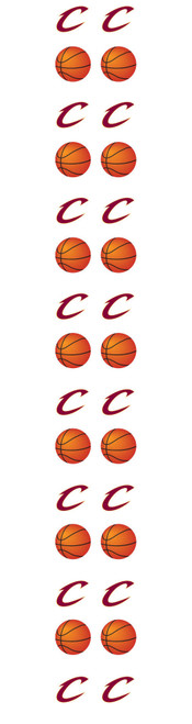 Cleveland Cavaliers Nail Sticker Decals (6 Pack)