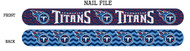 Tennessee Titans Nail File (6 Pack)