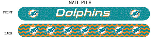 Miami Dolphins Nail File (6 Pack)