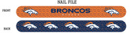 Denver Broncos Nail File (6 Pack)