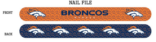 Denver Broncos Nail File (6 Pack)